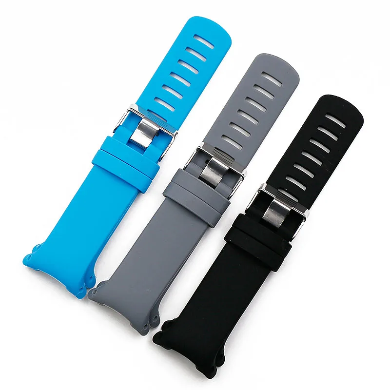 Rubber strap men's watch accessories for SUUNTO D4 D4i NOVO diving silicone strap outdoor sports wristband women watch band