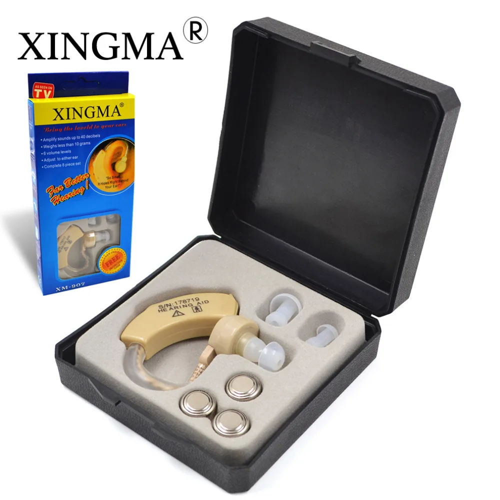 XINGMA Brand Small and Convenient Hearing Aid Aids Best Sound Voice Amplifier XM-907 Free Shipping