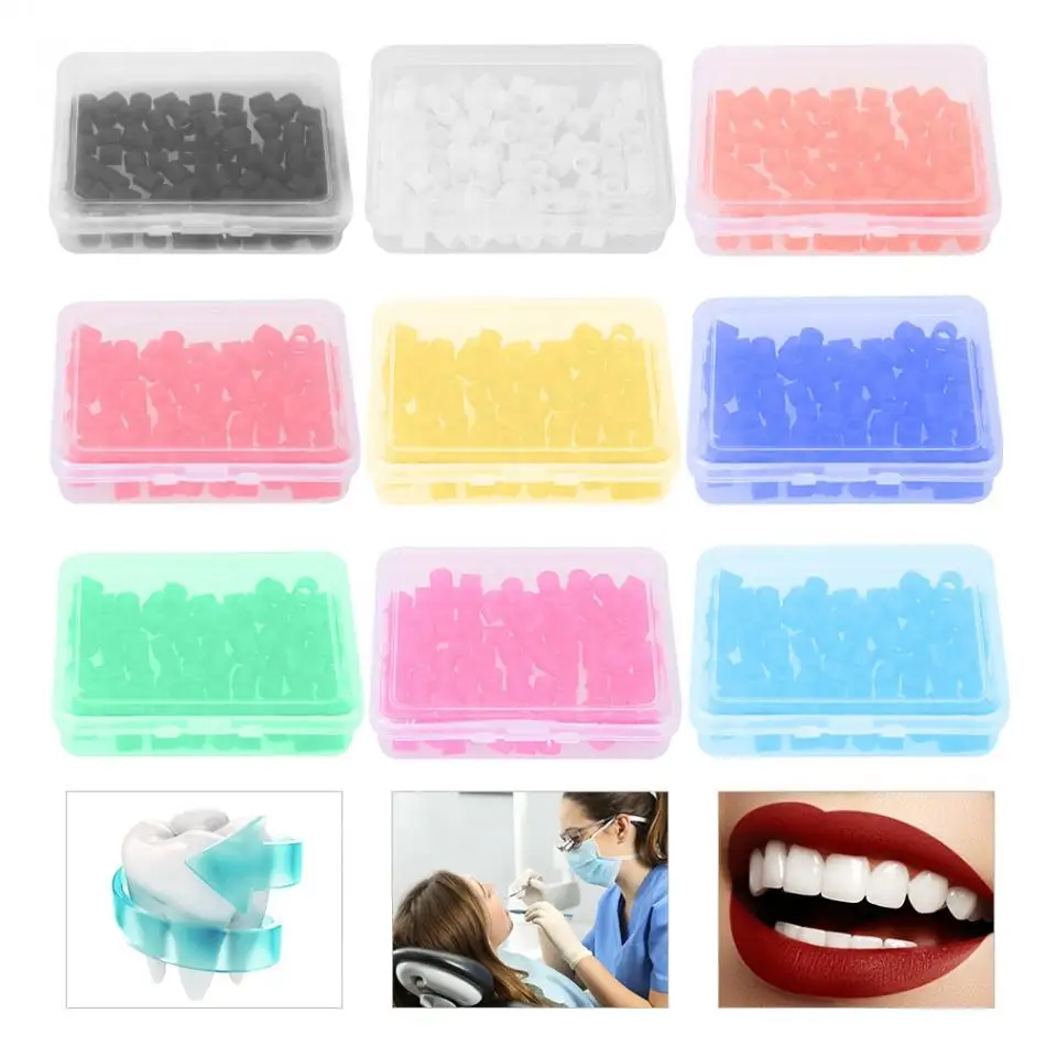 10 Colors 100Pcs/Box Orthodontic Code Rings Universal Dental Instrument Autoclavable Sanitizers