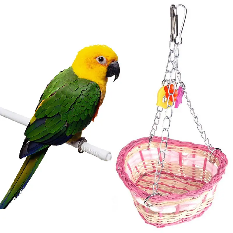 Bird-Toys-for-Parrots-Basket-Swing-Plait-Birds-Parrot-Cage-Toys-Enjoyment-Hanging-Cockatiel-Parakeet-Parrot