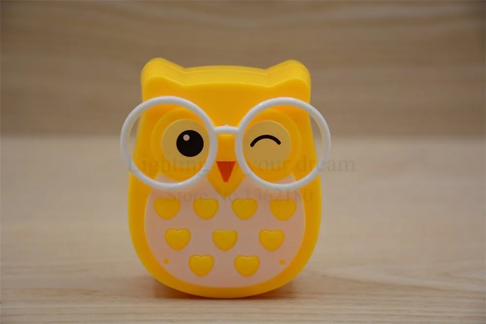 2019 Owl Led Night Light Auto Light Sensor Control LED Sensor Night Lights Child Baby Home Bedroom Pink Blue Green Yellow Light nursery night light