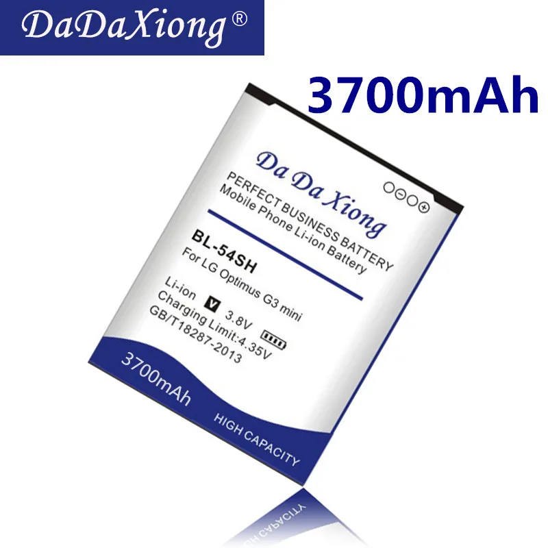 

3700mAh BL-54SH Battery for LG Optimus G3 mini G2 D725 D722 D728 D729 F300 L80 F7 F260 D373 US780 P698 F320 g3s mini Battery