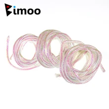 Bimoo 2 m 5 4 3mm mm mm Cor Pérola E-z Minnow Fly Corpo Maylor Tubo para amarração da mosca Isca de Peixe Voar Amarrando Materiais
