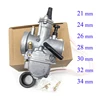 ZSDTRP Universal 21 24 26 28 30 32 33 34 35 36 38 40 42mm PWK Motorcycle Carburetor Carburador For Keihin Koso ATV Power Jet ► Photo 2/6