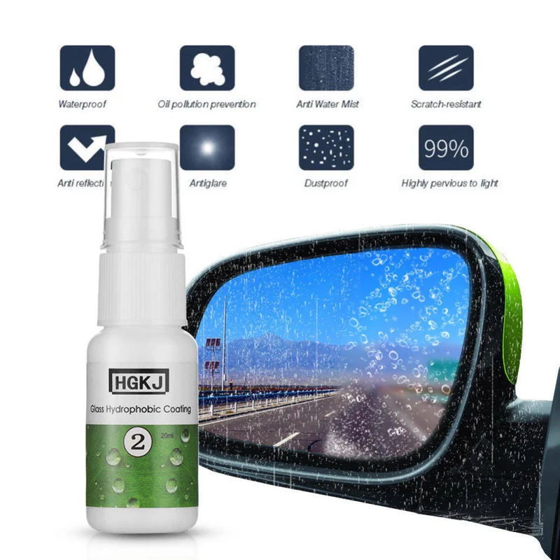 

20ml Auto Glass Rainproof Agent Durable Rearview Mirror Waterproof Sprays 3-6 Months Lasting Drop Shipping Car Accessories TSLM1