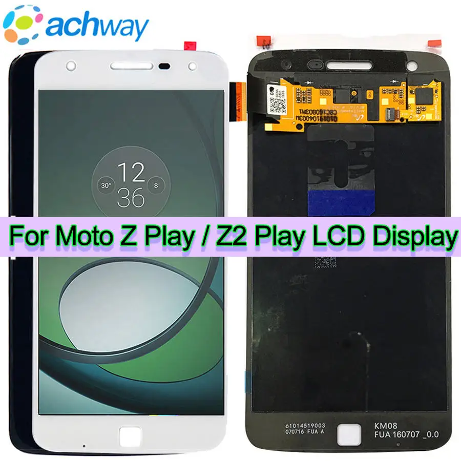 5 'оригинальный для Motorola Moto Z Play ЖК дисплей с сенсорным экраном дигитайзер панель
