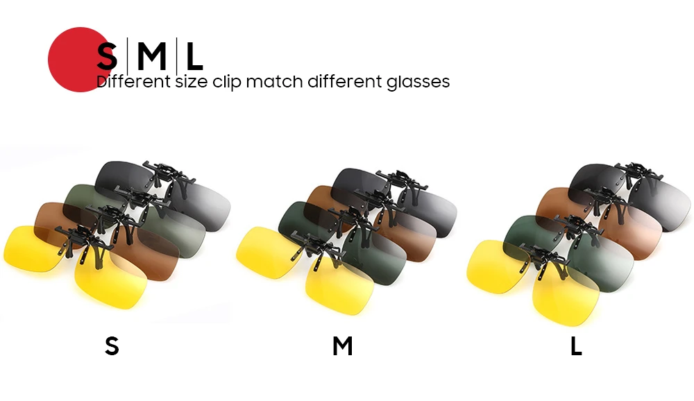 Clip-On Polarized Night Vision Lenses