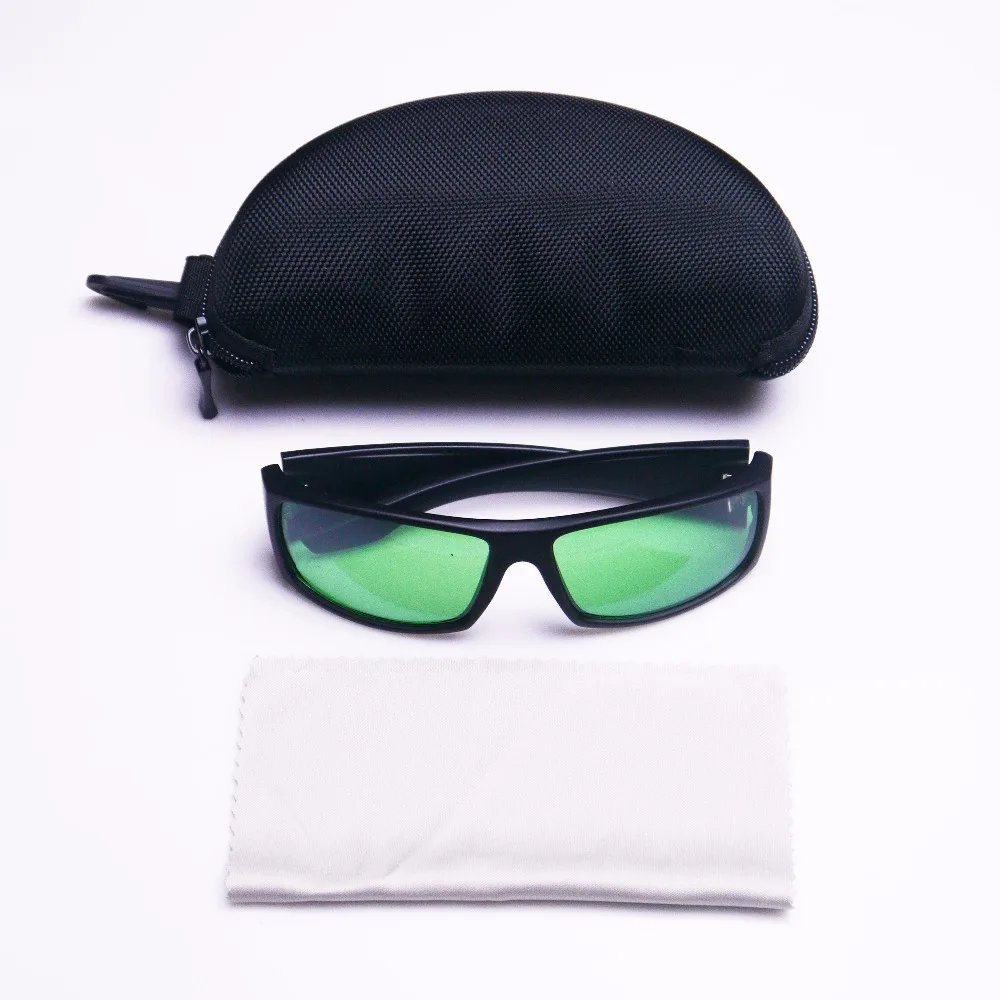 BEYLSION Plant Light Eye Protect Glasses LED Grow Room Glasses Anti-glare Anti-UV Green Lens Glasses for Tent Greenhouse  (4)