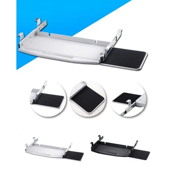 

Pull-out Steel PC Keyboard Tray Pull Out with 360 degree rotation mouse tray