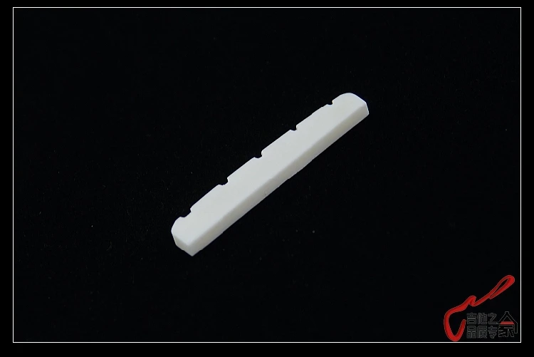 1 Piece GuitarFamily Real Slotted Bone Nut For 5 Strings Bass ( 45MM * 3.5MM * 6MM )