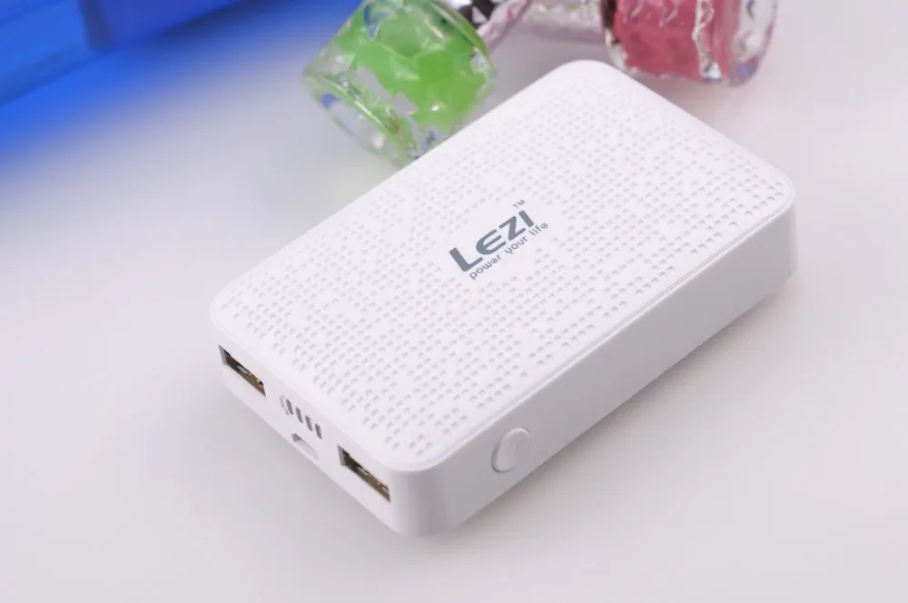 New branded LEZI HK Design 8400mAh power bank protable