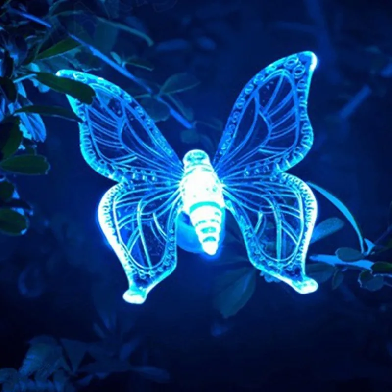 

Fairy LED Solar Panel Light Butterfly Dragonfly Lights Lawn Garden Outdoor Waterproof New Year Christmas Garland Luninaria Decor