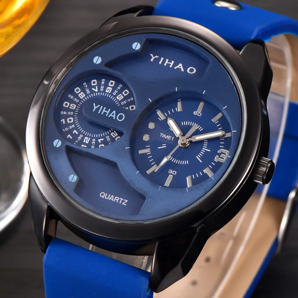 Топ бренд часы мужские Relojes Mujer 2018 Роскошные Бизнес наручные кожаный ремешок