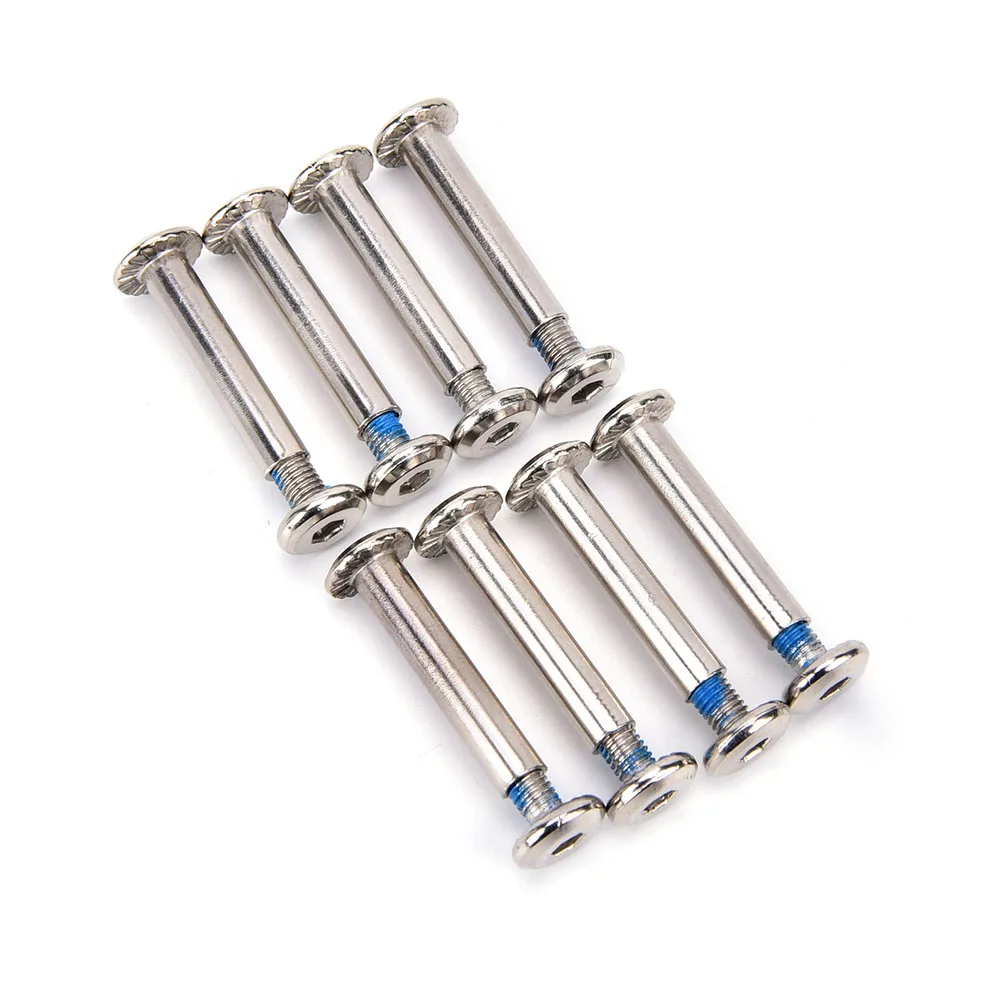 

2019 New 8Pcs Roller Skates Parts Axle Male And Female Screws For Child Kids Or Adult Inline Skates