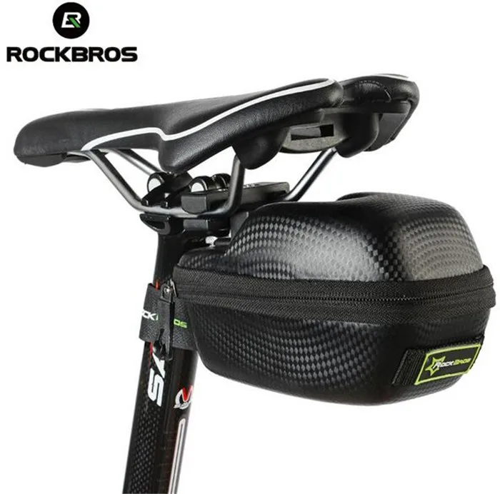 RockBros Leather Bicycle Saddle Bag Saddlebags MTB Road Bike Seat Bag