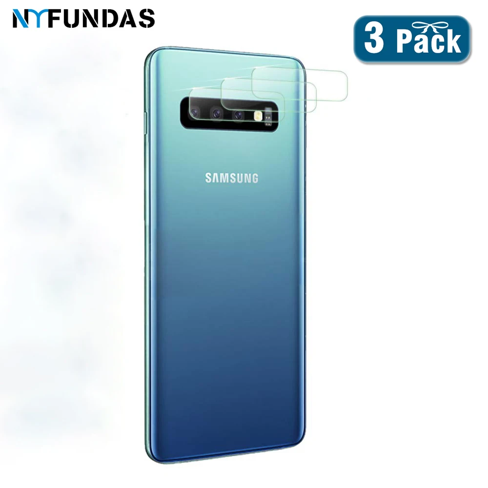NYFundas 3 шт. для samsung galaxy s10 plus s10e + e s10plus Защитная пленка объектива камеры закаленное