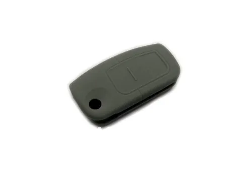 1 шт., серый силиконовый гель, кожа для Ford дистанционный ключ