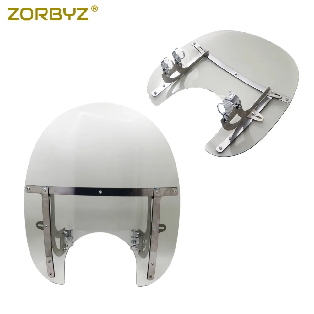 ZORBYZ Универсальный дефлектор для чайного мотоцикла Лобовое стекло крепление