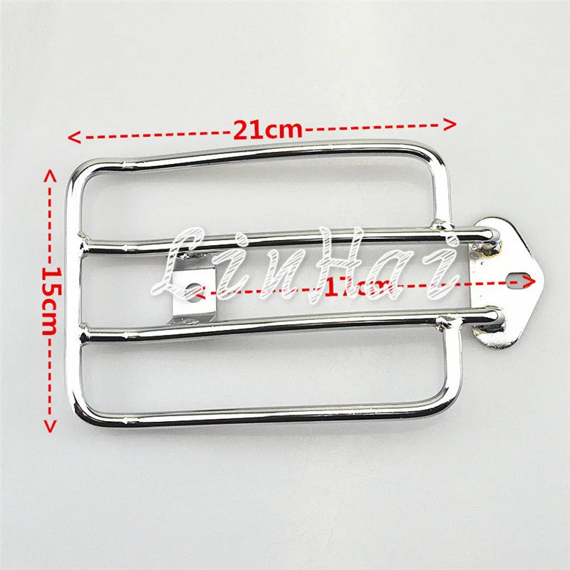 Мотоцикл хромированная задняя багажная стойка Перевозчик Solo сиденье для Harley Sportster 883N 1200 XL 2004