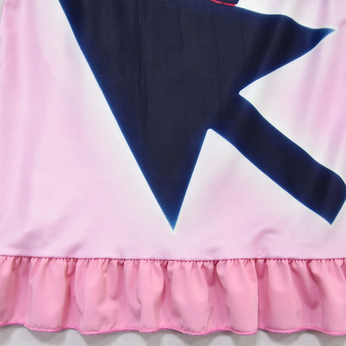 Новое домашнее платье для маленьких девочек платья для маленьких девочек с принтом Wreck-It Ральф 2 Vanellope Von Schweetz модная повседневная одежда с короткими рукавами для малышей