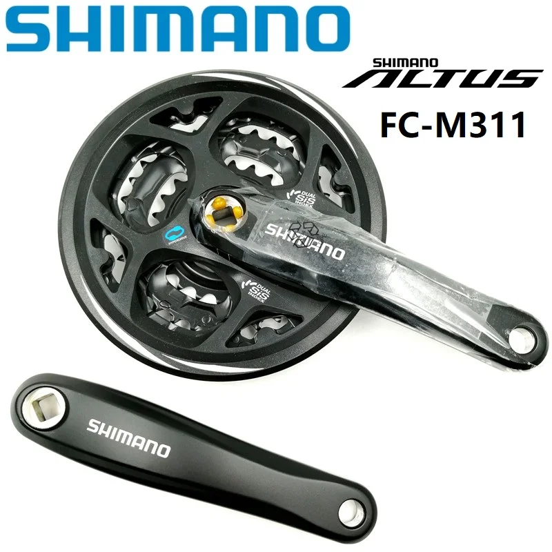 

SHIMANO A LTUS FC M311 Square Hole Crankset 42/32/22T Chainring 170mm Crank 8/24 Speed MTB Mountain Bike Crank Chain Wheel Set