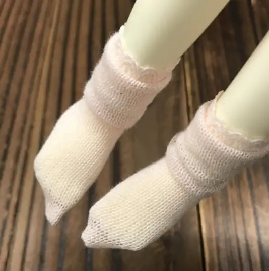 3 пары милых вязаных кружевных носков для Blyth, Azone, Licca, Momoko 1/6 bjd аксессуары для кукольной одежды