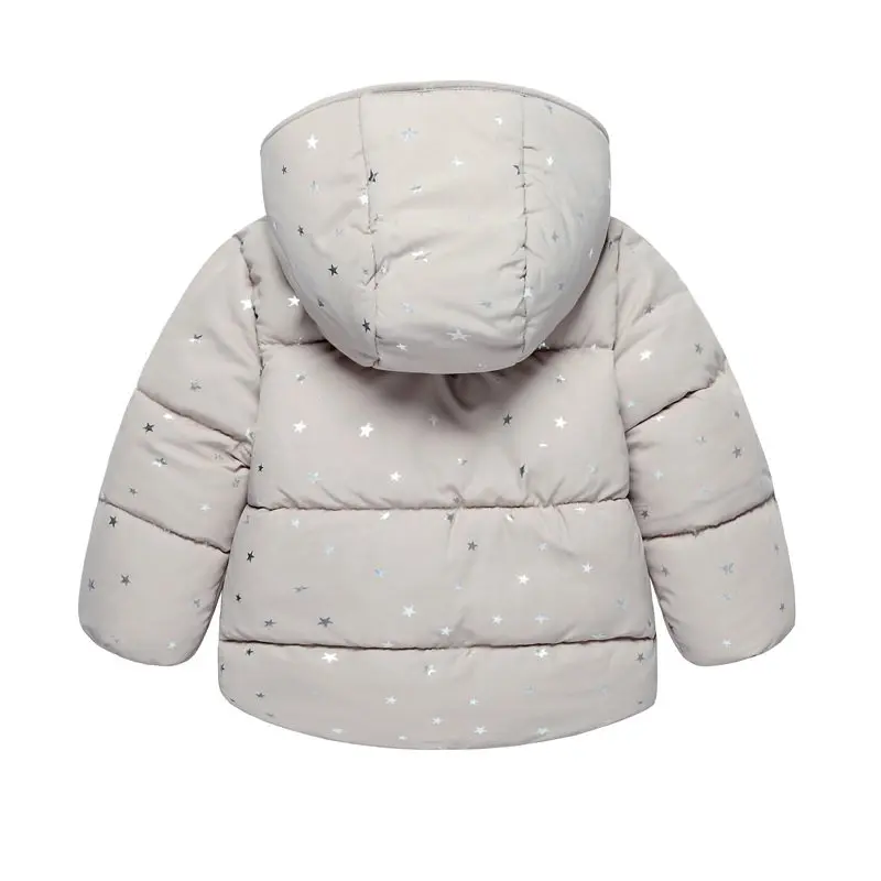 COOTELILI 70-120cm Fashion Star Printing Winter Jackets Girls Boys Fleece Velvet Children's Winter Jackets Coat Parkas For Girls (2)