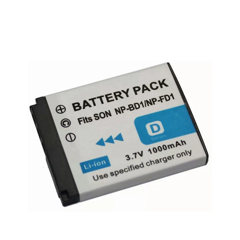1000mAh for sony NP BD1 NPBD1 NP FD1 NPFD1 Digital camera battery