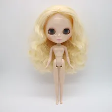 Обнаженные куклы Блит золотистыми волосами 0916