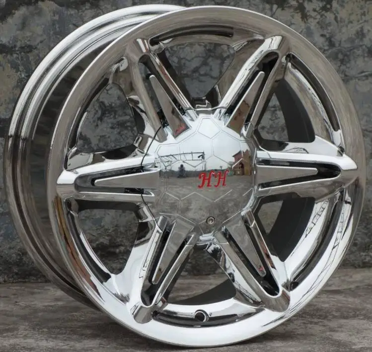 

Chrome 14 Inch 14x6.5 4X100 4X114.3 Car Alloy Wheel Rims