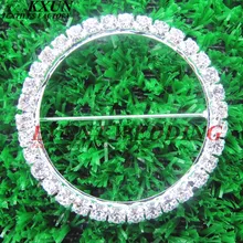 Дешевая цена Бриллиантовая Пряжка для стула лента повязка на стул галстук-бабочка украшение свадебного события