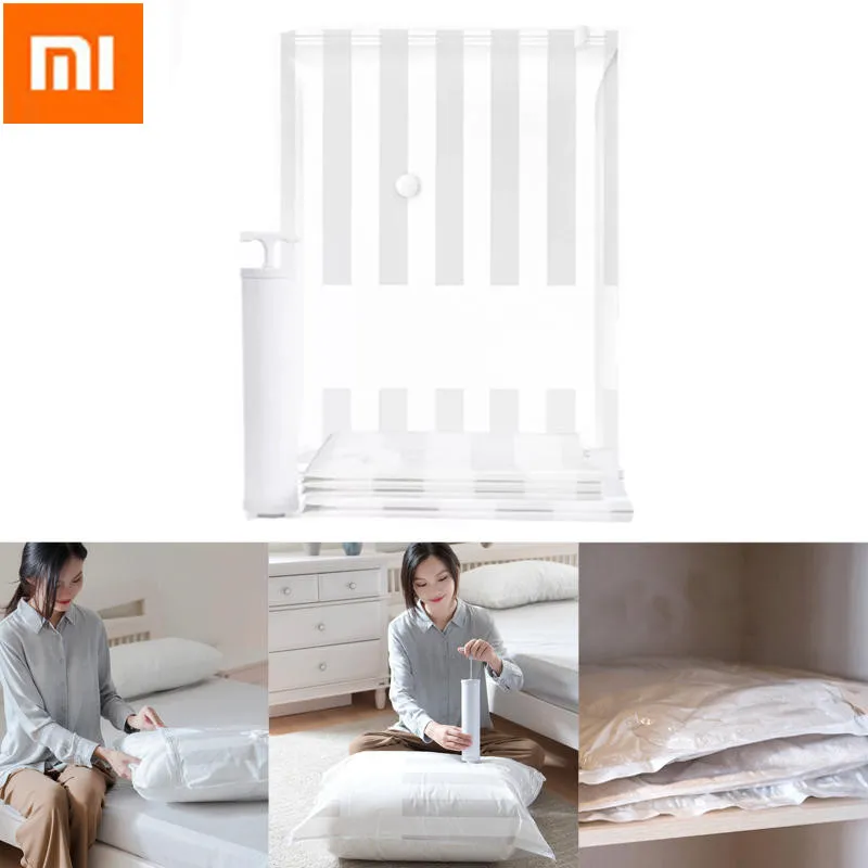 Xiaomi 5 11 Pcs Set Smart Vacuum Bag Folding Scan Qr Code Storage