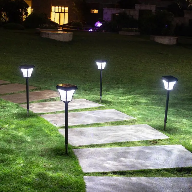 

Solar LED Colorful Lawn Light Super Bright Outdoor Waterproof Garden Yard Decorative Lamp European LED Street Lamp