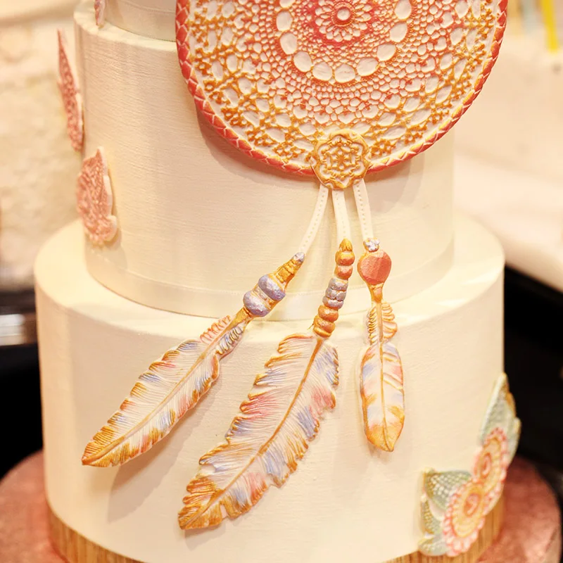 Yueyue Sugarcraft Dreamcather силиконовая форма для помадки инструменты для украшения торта шоколадная мастика