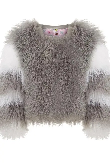 Весь Монголия овец Мех животных Пальто для будущих мам для Для женщин короткие известный натуральная ягненка Мех животных куртка WAM овец Мех животных пальто женское пальто