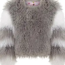Весь Монголия овец Мех животных Пальто для будущих мам для Для женщин короткие известный натуральная ягненка Мех животных куртка WAM овец Мех животных пальто женское пальто