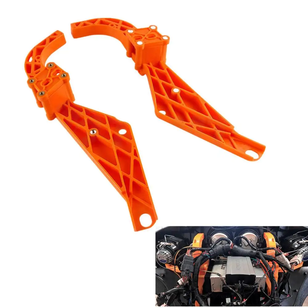 

Motorcycle Strong Arm Batwing Inner Fairing Support Brackets For Harley Road Street Glide Dresser FLHX FLHX 1993-2013 12