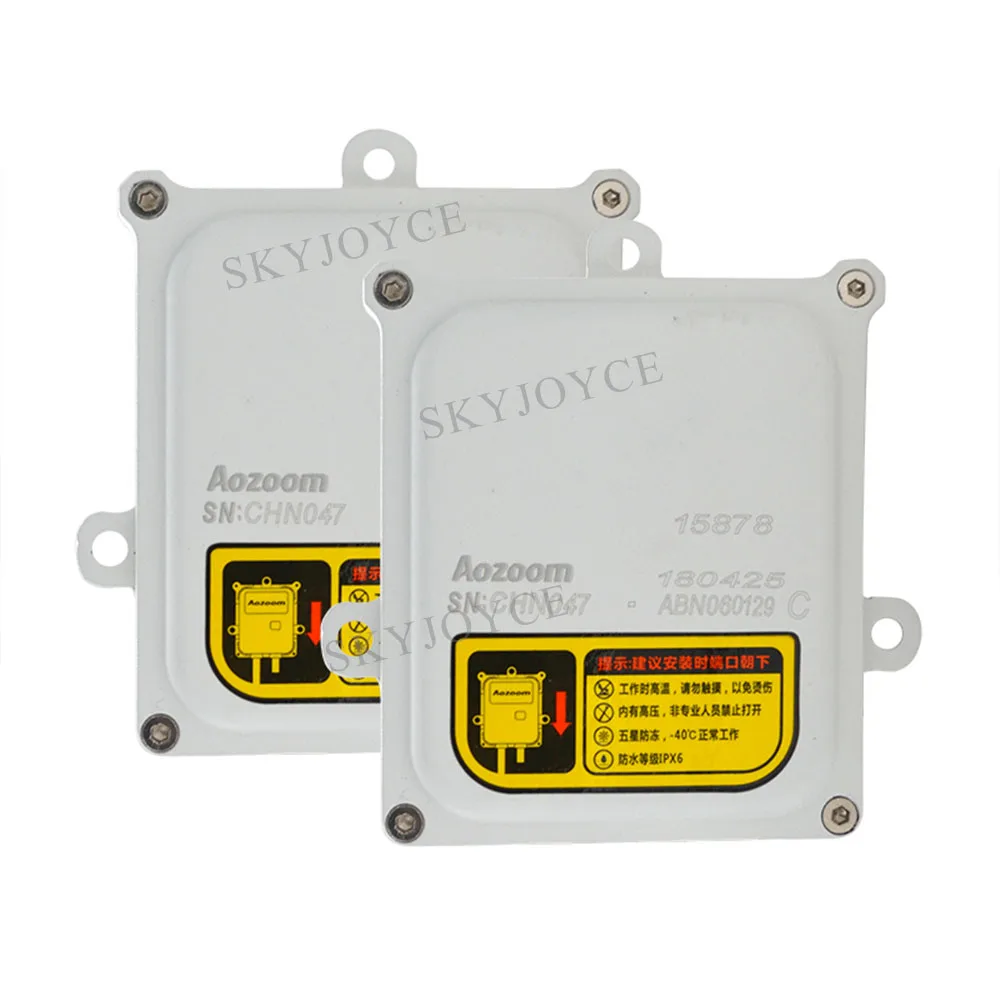 

SKYJOYCE 1 Pair Original AOZOOM 55W Fast Bright HID Ballast For H1 H7 H11 D2H HID Bulb Car Headlight Kit AC 12V 55W HID Ballast