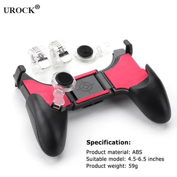 

5 in 1 PUBG Moible Controller Gamepad Free Fire L1 R1 Triggers PUGB Mobile Game Pad Grip keyspad Joystick for iPhone SmartPhone