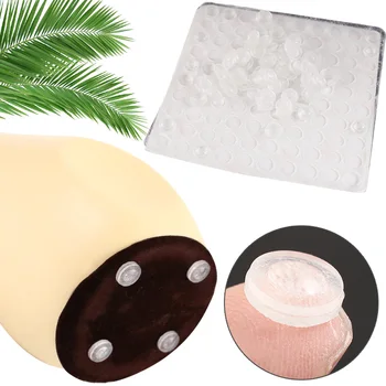 

8.5*2.5mm 100pcs Rubber Feet Pads Multi-Function Anti Slip Shock Absorber EVA Silicone Drawer Stop Cushion Door Self Adhesive