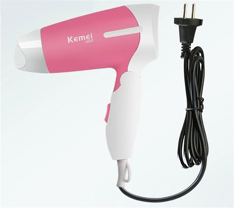 Kemei Professional Hair Dryer Machine Electric Mini Folding Compact Travel Hair Blow Dryer With Thermostatic Function KM-6830 Kemei Professional Hair Dryer Machine Electric Mini Folding Compact Travel Hair Blow Dryer With Thermostatic Function KM-6830