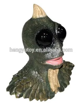 

New reptile Kin basilisk Latex Overhead Balaclava style Lizard Mask