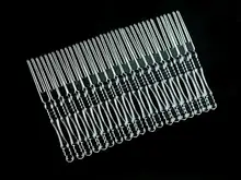 Home Garden Bar Flatware transparent PP plastic 10.5cm bamboo health one-time disposable cocktail salad fruit fork 800pcs/lot