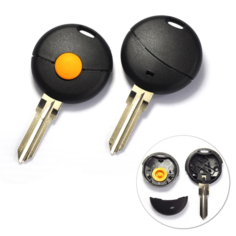 1 Button Replacement Remote Car Key Shell For Benz Smart Fortwo 1998