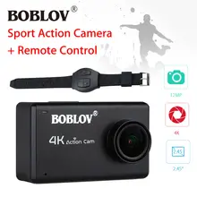Boblov 2.45″ HD 1080P LCD 12MP 4K WIFI Sports Action Camera DVR DV Cam Waterproof Camcorder Helmet Wireless HDMI+Remote Control