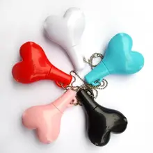 Симпатичный мини-адаптер 3,5 мм в форме сердца с двойным разъемом для наушников для iPhone 6S MP3-плеера