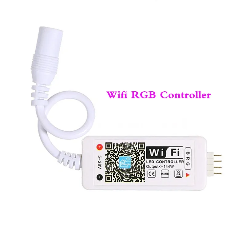 Wi-Fi мини Bluetooth/мини светодио дный Wi-Fi led RGB контроллер RGBW и умный пульт Magic color для 5050/3528/RGB/RGBW светодиодные полосы света DC5V-28V