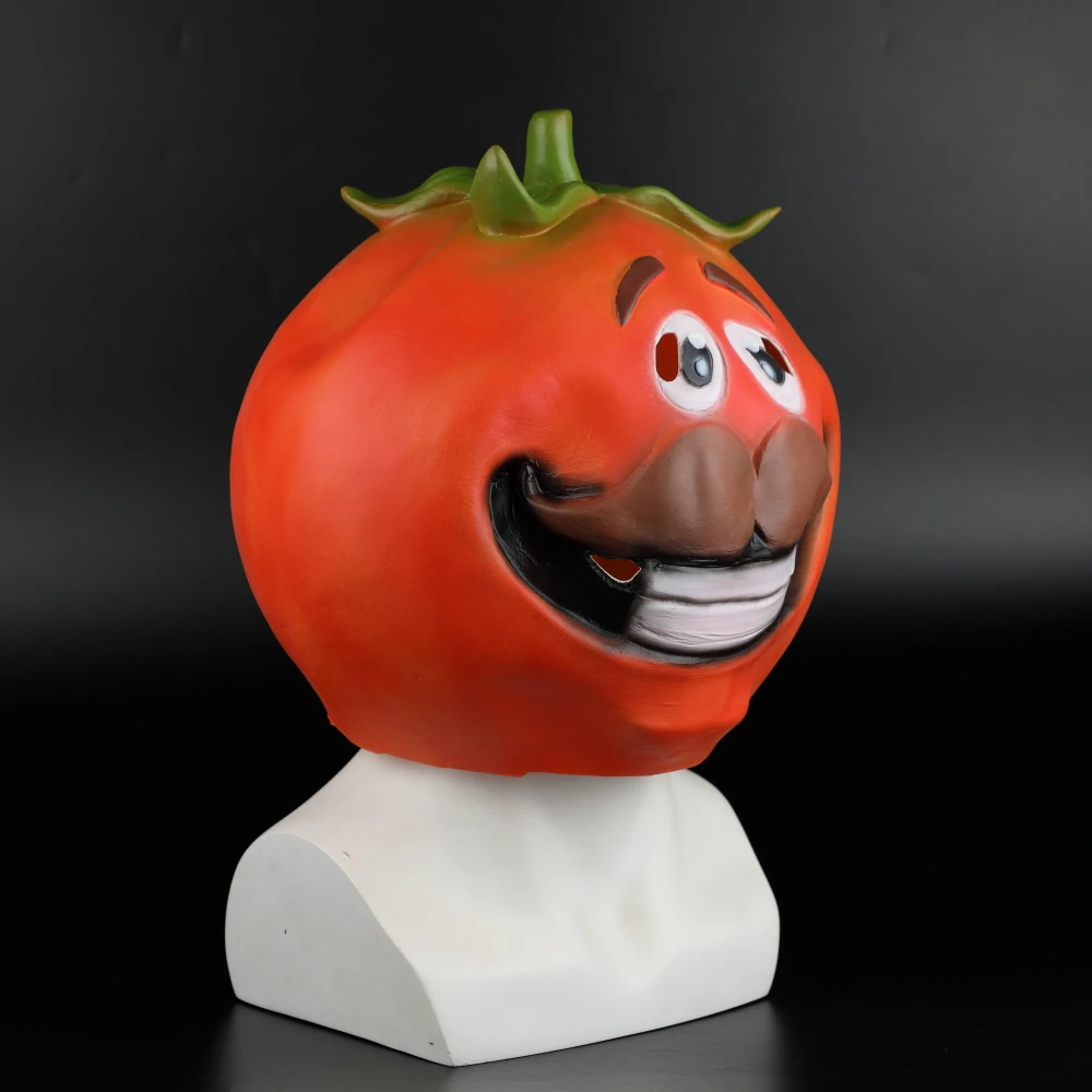 Game Drift Tomato Head Mask Tomato Town Halloween Costume Drift Funny Mask (11)