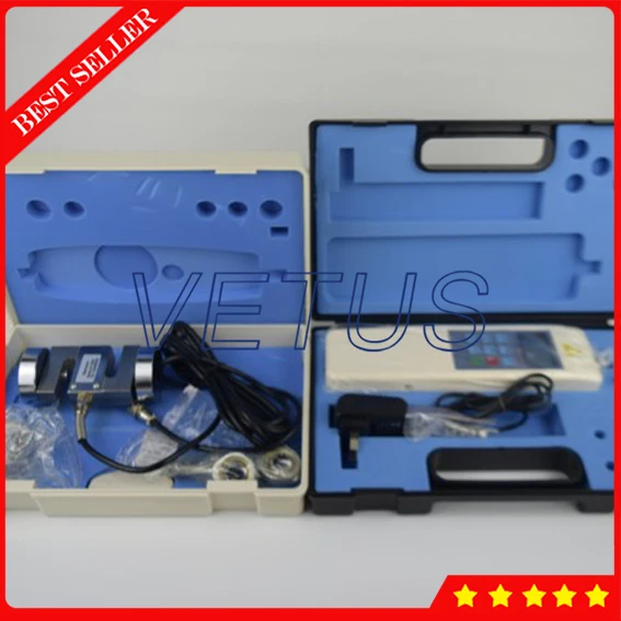 

HF-100K Digital Force guage Push pull dynamometer with Kg Lb N Three measure units tension detector
