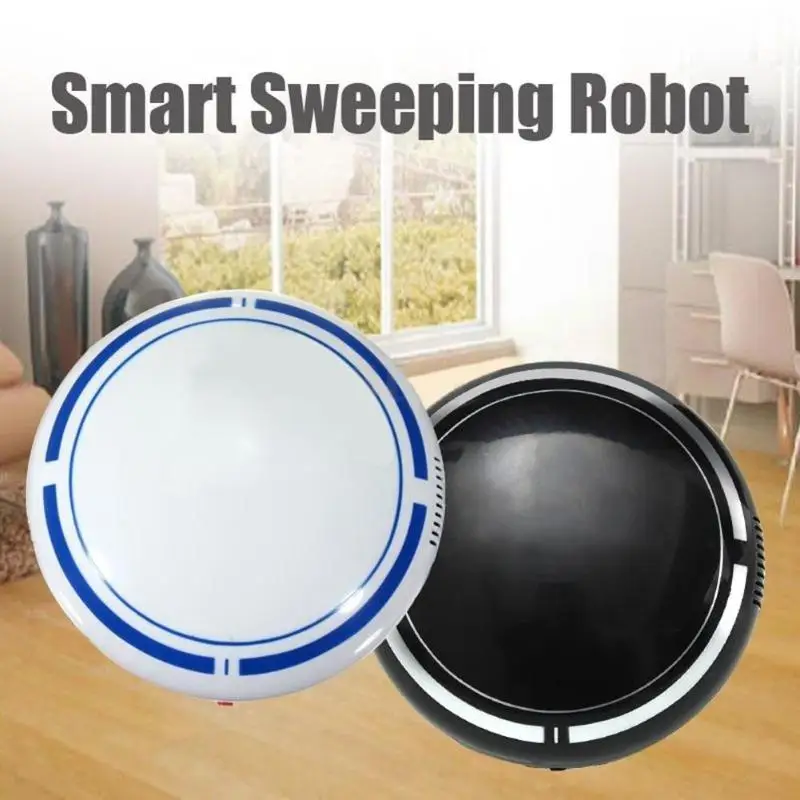 

Automatic Robot Vacuum Cleaner USB Smart Robot Vacuum Rechargeable Sweeper Super Suction Cleaner for Home Cleaning